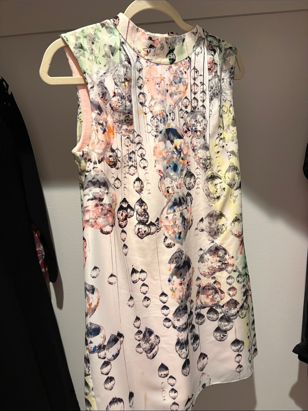 Ted Baker Sleeveless Mini Dress in Pastel Multi Gem Print